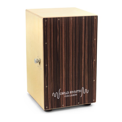 World rhythm black cajon box - black,