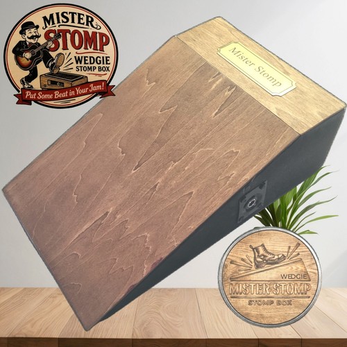 Handcrafted stomp box foot - stomp,